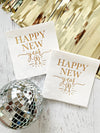 Happy New Year Cocktail Napkins for Wedding