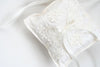 Garter Set & Ring Pillow: Mother's Veil Tulle & Pearls
