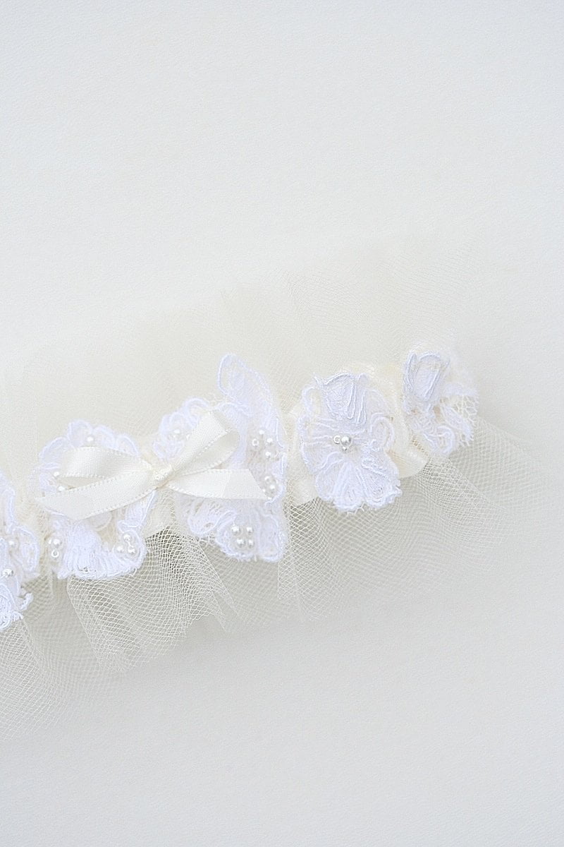 Garter: Made From Lace Pieces of Mother's Wedding Dress