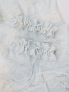 Lace Wedding Garters Made From Grandmother's Robe