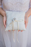 french lace wedding ring bearer pillow