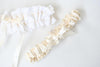 Ivory Lace Garter Set