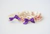 Garter Set: Lace, Orange & Purple