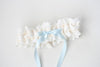 Lace, Something Blue & Embroidered Garter