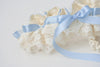 Garter Set: Blue, Lace and Wedding Date