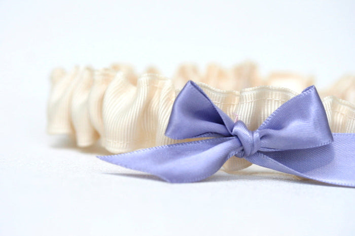 Lavender and Ivory Garter