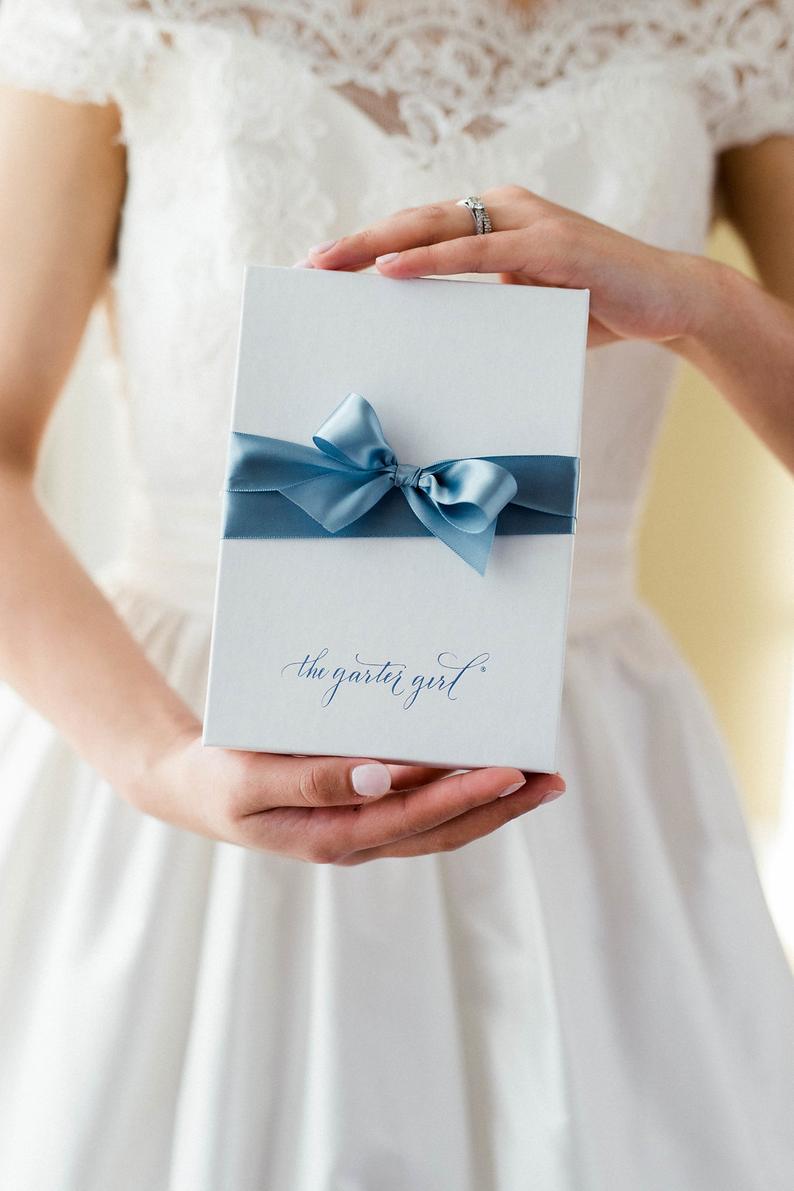 wedding garter heirloom packaging and gifting by The Garter Girl