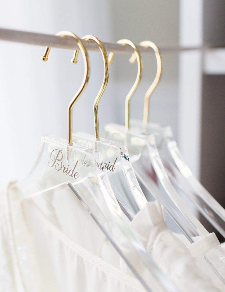 Fun & Personalized Wedding Dress Hangers and Bridesmaid Dress Hangers