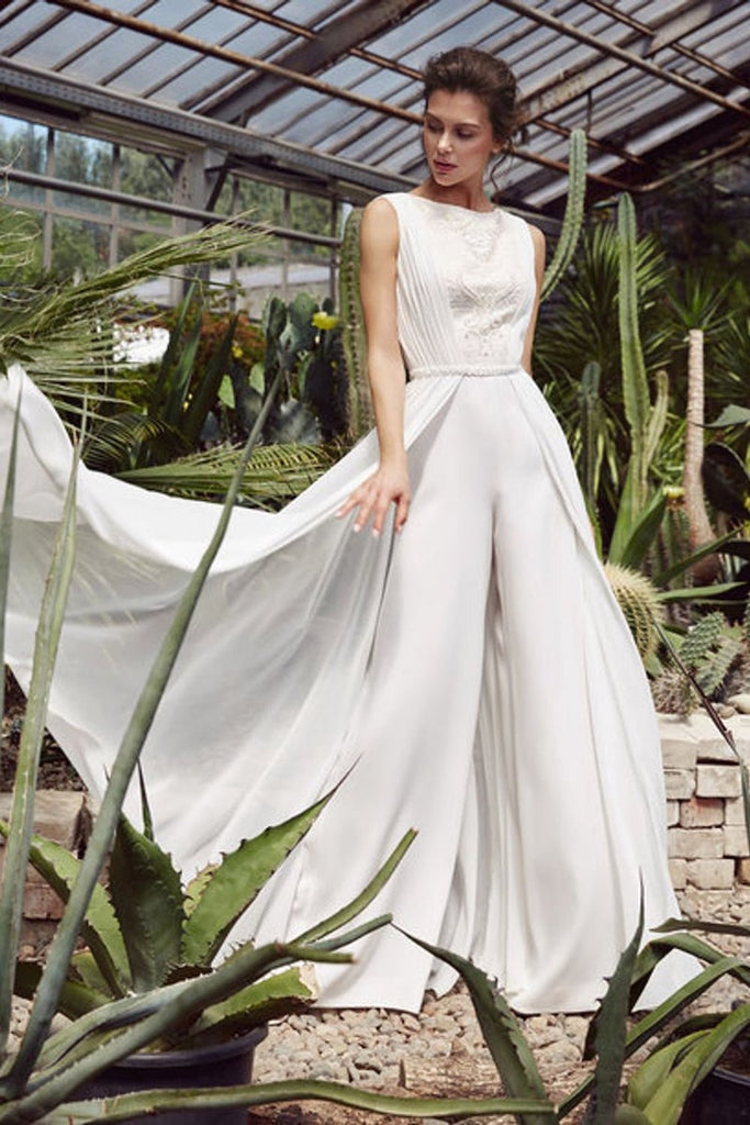 Novia D'Art Paris – Bridal Jumpsuit - Sell My Wedding Dress Online | Sell  My Wedding Dress Ireland | Buy and Sell Wedding Dresses Ireland