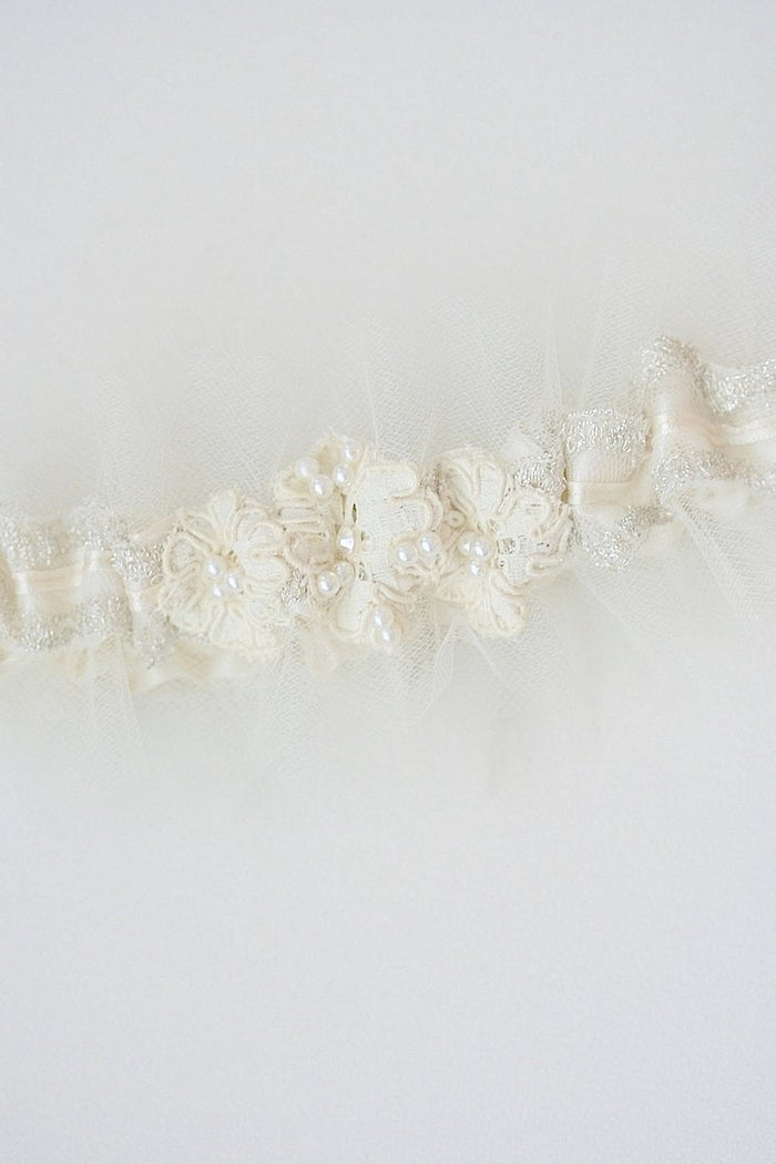 Garter Made From Mother's Wedding Dress