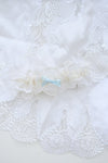 Garter: Mother's Wedding Dress Lace & Embroidered Wedding Date