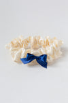 navy blue gift for bride - garter