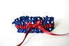 Blue With White Stars and Red Garter