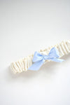 Garter Blue and Ivory