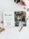 Photo Wedding Thank You Card