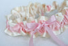 Ivory and Pink Garter