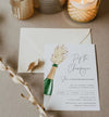 Pop The Champagne Bridal Shower Invitation