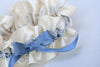 Ivory Lace and Something Blue Garter