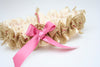 Pink and Gold Lace Garter