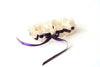 Purple and Gold Lace Embroidered Garter