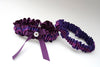 Purple Sparkly Custom Wedding Garter