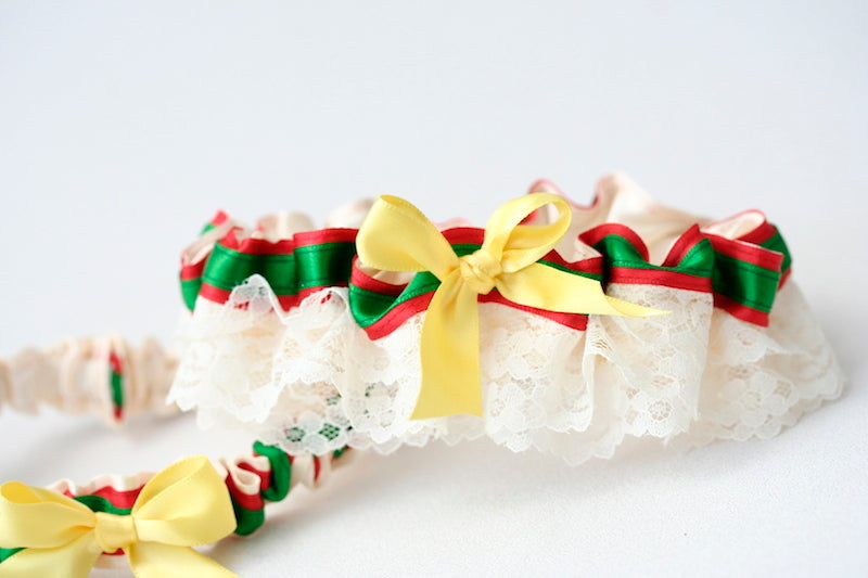 Rasta Themed Garter Set