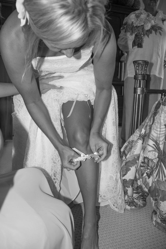 Real Wedding Garter: Rachael