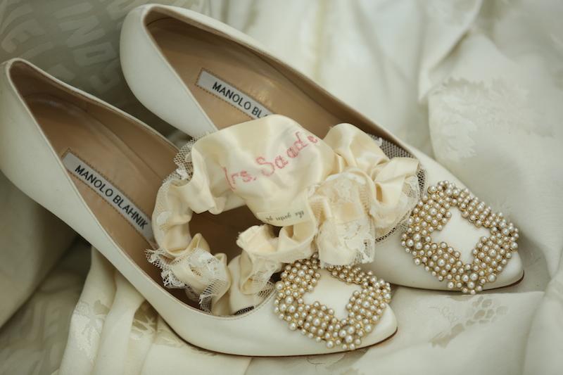 Real Wedding Garter: Madonna