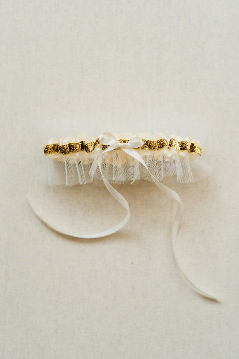 GarterGirlxWedding Chicks: Gold Glitter