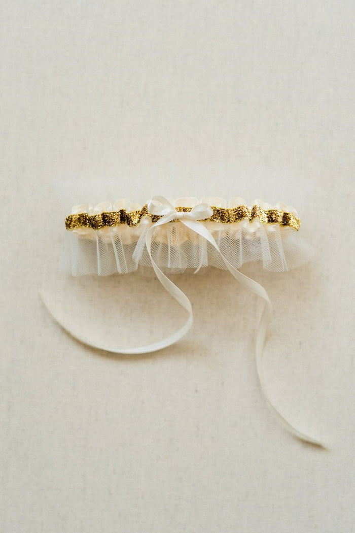 GarterGirlxWedding Chicks: Gold Glitter