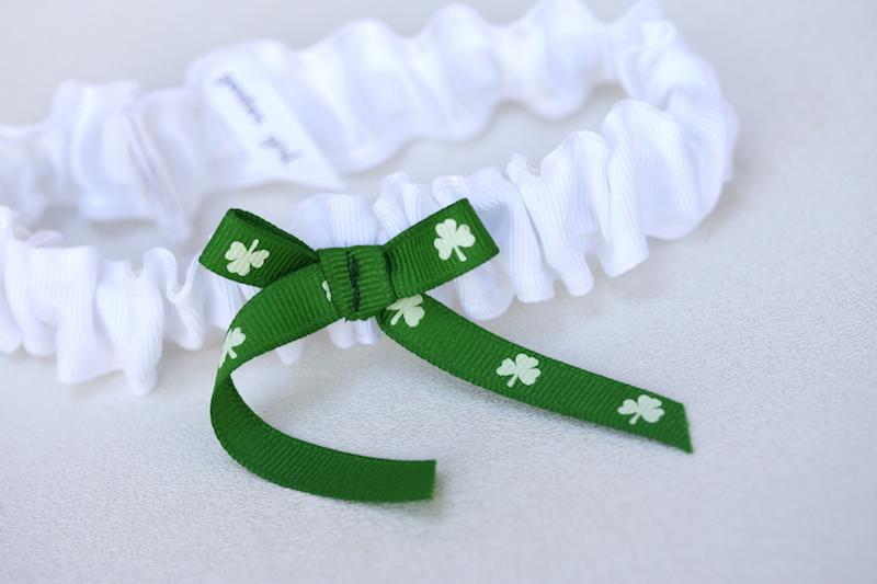 Shamrock Irish Themed Garter
