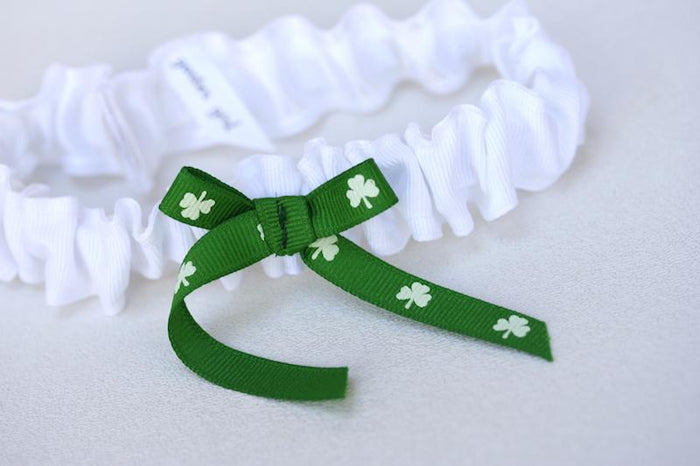 Shamrock Irish Themed Garter