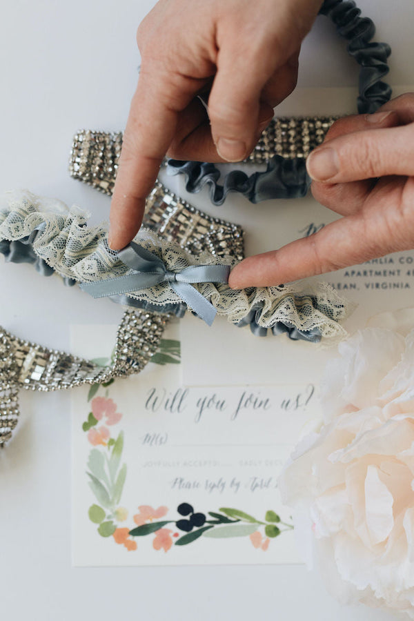 Luxurious Ready To Ship Wedding Garter Accessories