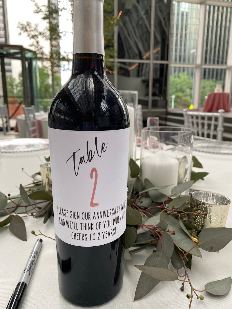 Table Number Alternatives and Table Number Wall Displays