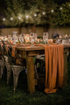 Burnt Orange Wedding Decor