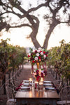 outdoor wedding vineyard - how to work from home and plan wedding - from The Garter Girl