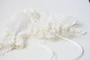 Custom Bridal Garter Made From Mother’s Wedding Dress Sleeves