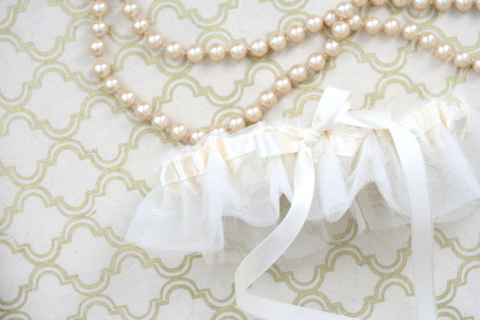 Tulle Skirt Wedding Garter