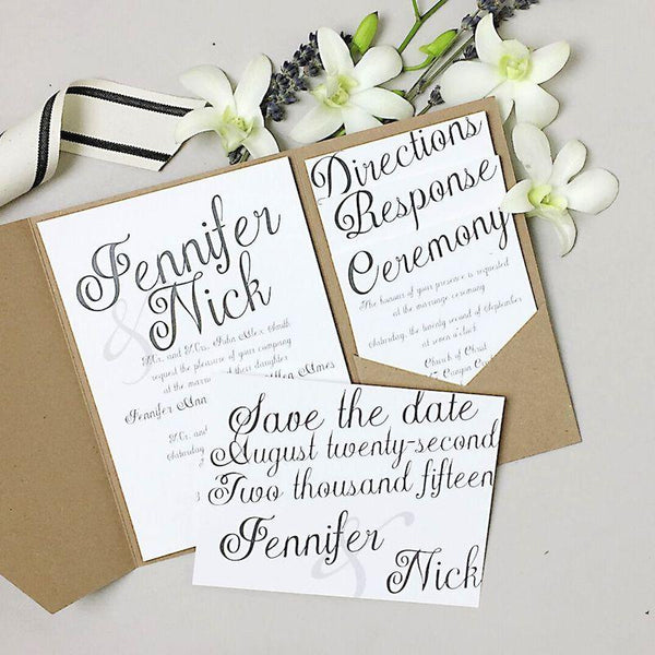 Endless Wedding Invitation Ideas With Basic Invite