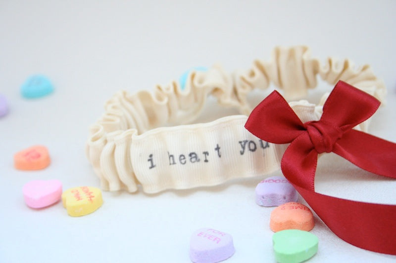 Valentine’s Day Wedding Garters