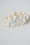 Garter: Mother's Wedding Dress, Lace and Blue