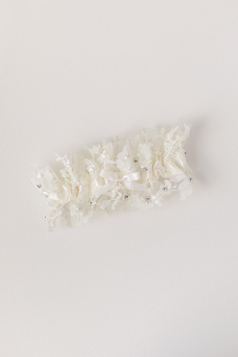 vintage wedding dress lace bridal garter customized