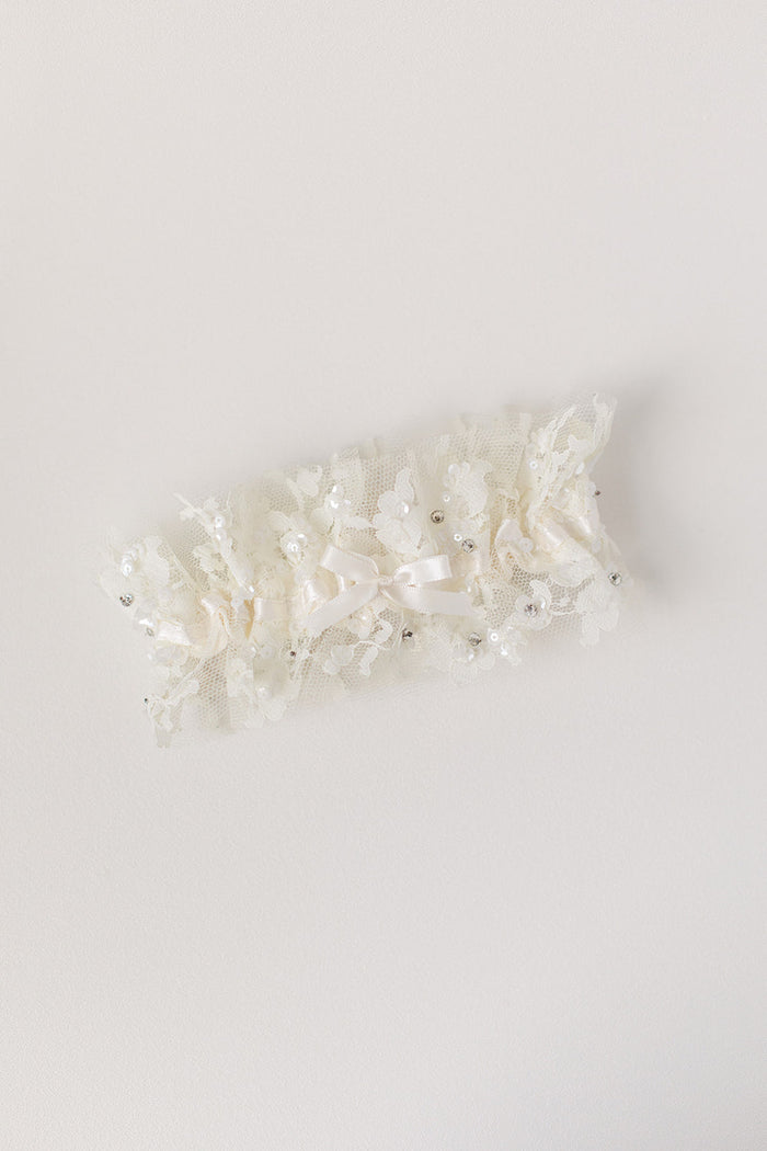 vintage wedding dress lace bridal garter customized