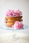 DIY wedding cake with flowers