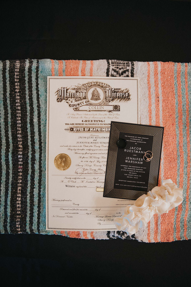 Real Wedding Garter Jennifer