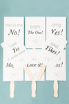 Free Download: Wedding Dress Shopping Voting Cards