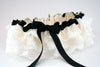 Black and Ivory Lace Garter