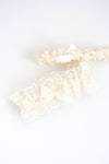 Ivory Lace Garter Set