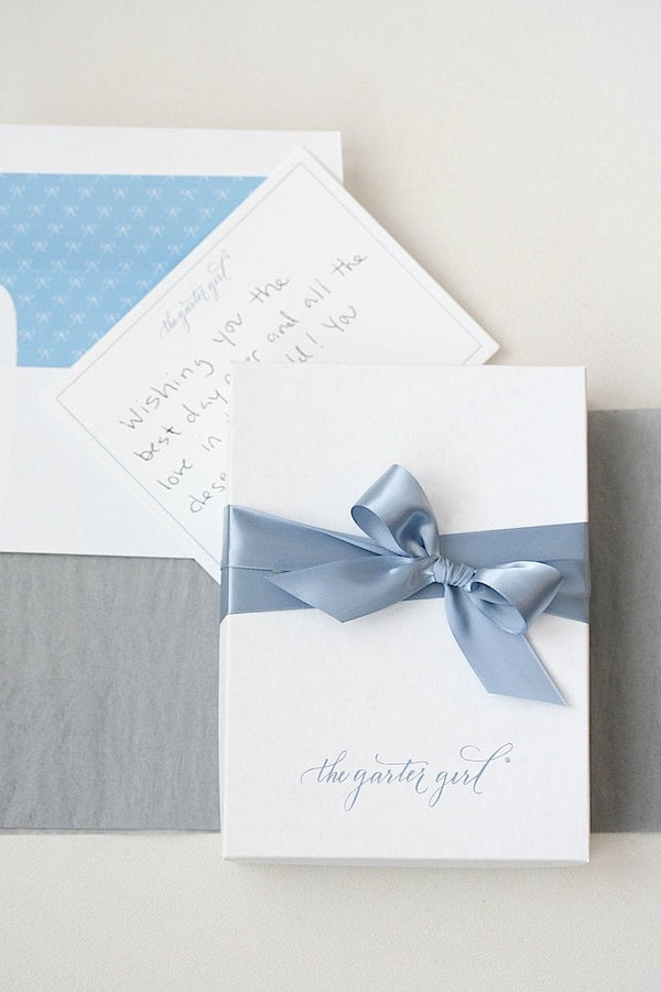 Wedding Garter Gift Note For Bride