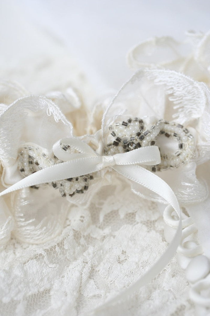 Garter: Made From Mother's & Grandmother's Wedding Dresses
